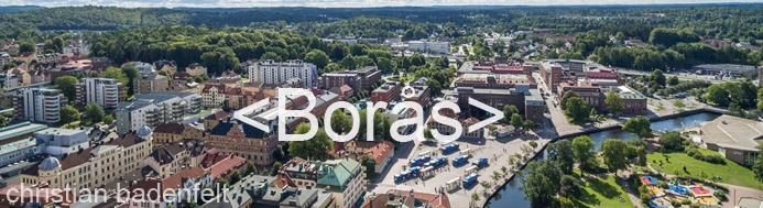 Flygfoto Borås 2017